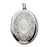 14K White Gold Cremation & Hair Locket w/ Diamond Center Jewelry - 610PG65329-Jewelry-Photograve-14K White Gold-3/4" X 1"-Afterlife Essentials
