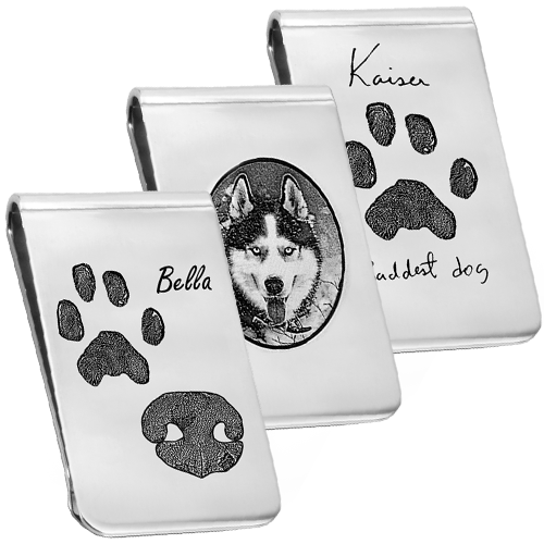 Memory Forge Pet Personalized Money Clip-Jewelry-New Memorials-Afterlife Essentials