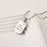 Birthstone Dog Tag Memorial Necklace Cremation Jewelry-Jewelry-Anavia-Afterlife Essentials