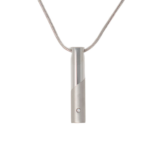 Legacy Cylinder, Stainless Steel Cremation Jewelry-Jewelry-Urns of Distinction-Afterlife Essentials