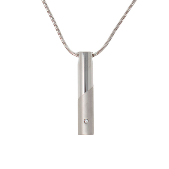 Legacy Cylinder, Stainless Steel Cremation Jewelry-Jewelry-Urns of Distinction-Afterlife Essentials