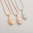 Birth Flower Teardrop Memorial Necklace-Jewelry-Anavia-Afterlife Essentials