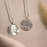 Personalized Round Cremation Jewelry-Jewelry-New Memorials-Afterlife Essentials