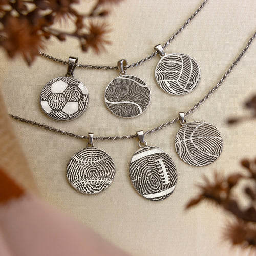 Personalized Fingerprint Jewelry- Sports-Jewelry-New Memorials-Afterlife Essentials