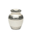 Elegant Enamel and Nickel Cremation Urn – EXTRA SMALL-Cremation Urns-Bogati-White-Afterlife Essentials