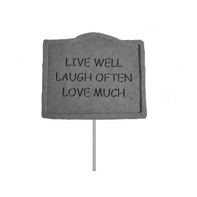 Garden Stake-Live well… Memorial Gift-Memorial Gift-Kay Berry-Afterlife Essentials