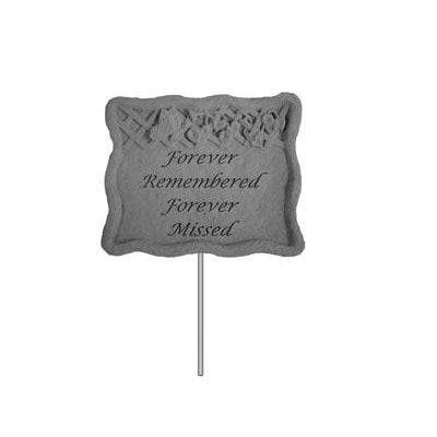 Garden Stake-Forever Remembered… Memorial Gift-Memorial Stone-Kay Berry-Afterlife Essentials