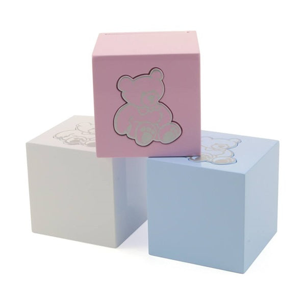 Teddy Bear Box Cremation Urn - White-Cremation Urns-Terrybear-Afterlife Essentials