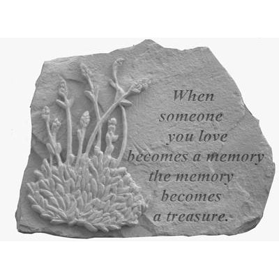 When someone you love… w/lavendar Memorial Gift-Memorial Stone-Kay Berry-Afterlife Essentials