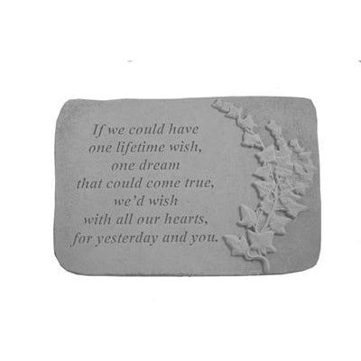 If we could have… w/ivy Memorial Gift-Memorial Stone-Kay Berry-Afterlife Essentials