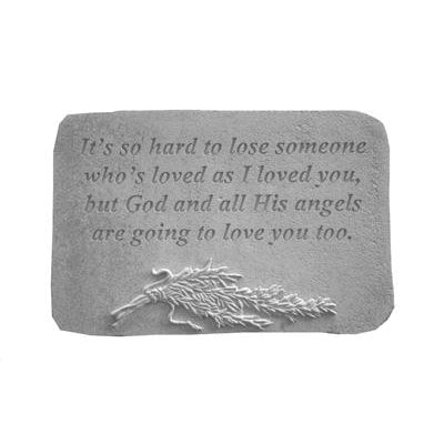 It’s so hard to lose… w/rosemary Memorial Gift-Memorial Stone-Kay Berry-Afterlife Essentials