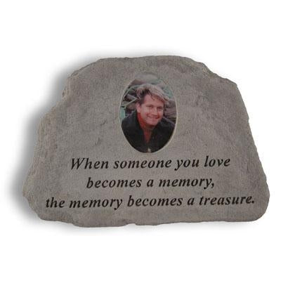 When someone you love… (w/ Photo Insert) Memorial Gift-Memorial Stone-Kay Berry-Afterlife Essentials