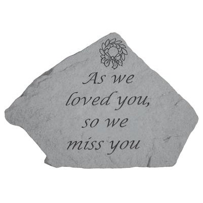 As we loved you… Memorial Gift-Memorial Stone-Kay Berry-Afterlife Essentials