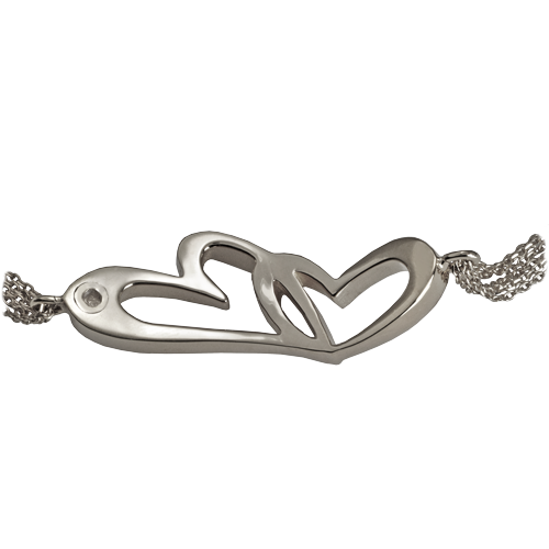 Linked In Love Bracelet Sterling Silver Cremation Jewelry-Jewelry-New Memorials-Afterlife Essentials