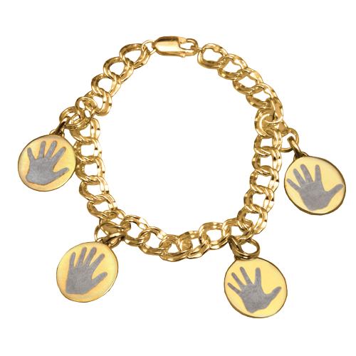 Gold Fill Double Link Bracelet Cremation Jewelry-Jewelry-New Memorials-Afterlife Essentials