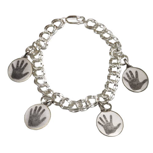 Sterling Double Link Bracelet- Pendant Sold Separately-Jewelry-New Memorials-Afterlife Essentials
