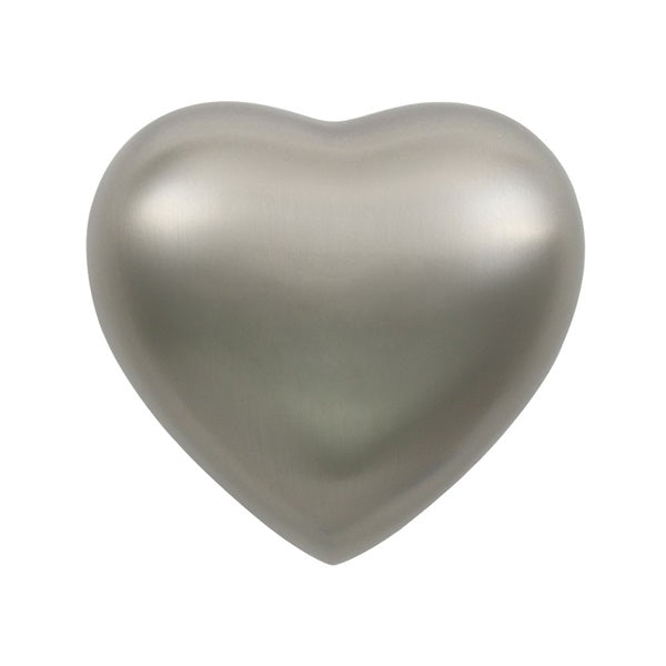 Pewter Heart Keepsake with velvet box Cremation Urn-Cremation Urns-Terrybear-Afterlife Essentials