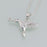 Flat Hummingbird Pendant w/ Flower Cremation Jewelry-Jewelry-Madelyn Co-Afterlife Essentials