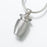 Small Urn Pendant Cremation Jewelry-Jewelry-Madelyn Co-14K White Gold-Free 24" Black Satin Cord-Afterlife Essentials