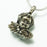 Antique Cherub Pendant Cremation Jewelry-Jewelry-Madelyn Co-White Bronze-Free 24" Black Satin Cord-Afterlife Essentials