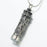 Cylinder Pendant with Glass Insert Cremation Jewelry-Jewelry-Madelyn Co-Antique Silver-Free 24" Black Satin Cord-Afterlife Essentials