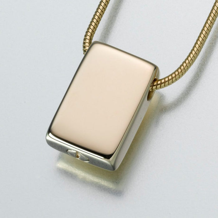 Buy Gold and Black Rectangle Pendant Necklace. Figaro Chain Stainless Steel  Online in India - Etsy