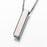 Titanium Long Narrow Slide Rectangle Pendant Cremation Jewelry-Jewelry-Madelyn Co-Titanium-Free 24" Titanium Chain-Afterlife Essentials