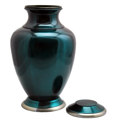 Turquoise Series Dark Green 200 cu in Cremation Urn-Cremation Urns-New Memorials-Afterlife Essentials