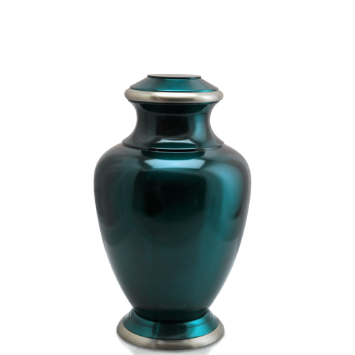 Turquoise Series Dark Green 60 cu in Cremation Urn-Cremation Urns-New Memorials-Afterlife Essentials