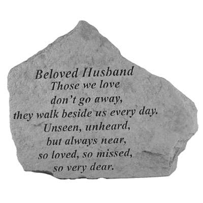 BELOVED HUSBAND Those we love… Memorial Gift-Memorial Stone-Kay Berry-Afterlife Essentials