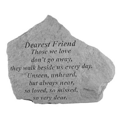 DEAREST FRIEND Those we love… Memorial Gift-Memorial Stone-Kay Berry-Afterlife Essentials