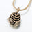Rose Pendant Cremation Jewelry-Jewelry-Madelyn Co-14K Yellow Gold-Free 24" Black Satin Cord-Afterlife Essentials
