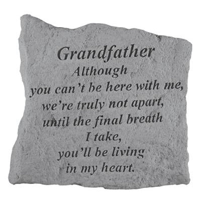 GRANDFATHER Although you can’t… Memorial Gift-Memorial Stone-Kay Berry-Afterlife Essentials