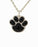 Sterling Silver Onyx Paw Cremation Jewelry-Jewelry-Cremation Keepsakes-Afterlife Essentials