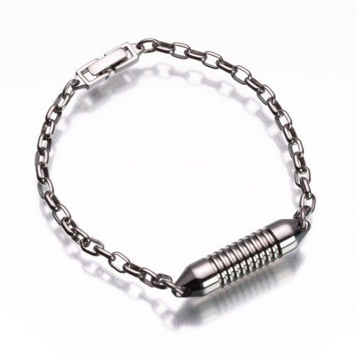 Titanium Bracelet Narrow Band Rollo Link Cremation Jewelry-Jewelry-Madelyn Co-Titanium-Afterlife Essentials
