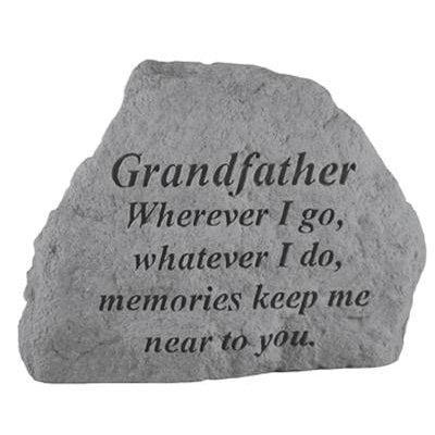 GRANDFATHER Wherever I go… Memorial Gift-Memorial Stone-Kay Berry-Afterlife Essentials