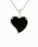 Sterling Silver Onyx Heart Cremation Jewelry-Jewelry-Cremation Keepsakes-Afterlife Essentials