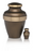 Chestnut Brown with Brass Adult 200 cu in Cremation Urn-Cremation Urns-Bogati-Afterlife Essentials