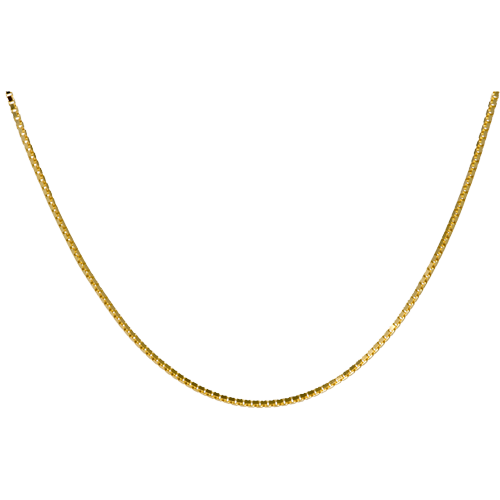 24" Gold Plated Box Chain-Jewelry-New Memorials-Afterlife Essentials