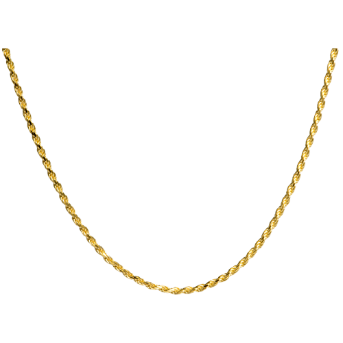 18" Gold Plated Rope Chain Cremation Jewelry-Jewelry-New Memorials-Afterlife Essentials