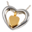 Stainless Steel Heart Of Gold Cremation Jewelry-Jewelry-New Memorials-Afterlife Essentials