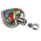 Stainless Steel Art Glass Heart Ii Cremation Jewelry-Jewelry-New Memorials-Afterlife Essentials