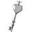 Stainless Steel Key To My Heart Ii Cremation Jewelry-Jewelry-New Memorials-Afterlife Essentials
