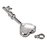 Stainless Steel Key To My Heart Ii Cremation Jewelry-Jewelry-New Memorials-Afterlife Essentials
