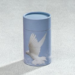 Scattering Tube Series Dove 20 cu in Cremation Urn-Cremation Urns-Infinity Urns-Afterlife Essentials