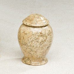 Liang Fossil Marble 35 cu in Cremation Urn-Cremation Urns-Infinity Urns-Afterlife Essentials