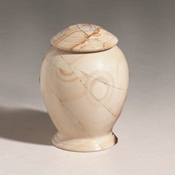 Liang Series Teakwood Marble 35 cu in Cremation Urn-Cremation Urns-Infinity Urns-Afterlife Essentials