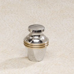 Apollo Brass Mini 1 cu in Cremation Urn Keepsake-Cremation Urns-Infinity Urns-Afterlife Essentials