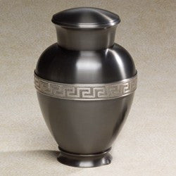 Zeus Brass Adult 206 cu in Cremation Urn-Cremation Urns-Infinity Urns-Afterlife Essentials