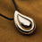 Teardrop Keepsake Pendant Shiny Silver Cremation Jewelry-Jewelry-Infinity Urns-Afterlife Essentials